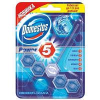 Туалетный блок Domestos Power 5 Свежесть океана 55 г