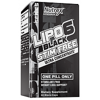 Lipo-6 Black Stim-Free Nutrex, 60 капсул