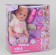Пупс Baby для девочки интерактивный с механическими функциями Кукла - игрушка для ребенка