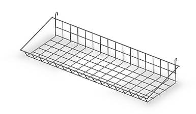 Кошик навісний сітчастий (850х250), білий