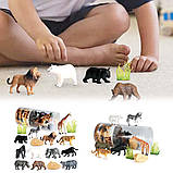 Розвиваючий набір фігурки Дикі тварини (16 фігурок) від Obetty, фото 5