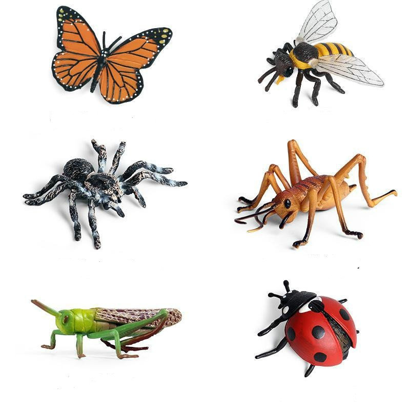 Розвиваючий набір фігурки Комахи (6 шт) від Obetty, фото 1