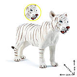 Розвиваючий набір фігурок Сім'я білих тигрів (4 шт) від Obetty, фото 5