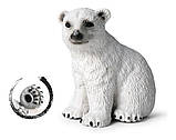 Розвиваючий набір фігурок Сім'я білих ведмедів (3 шт) від Obetty, фото 2