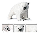Розвиваючий набір фігурок Сім'я білих ведмедів (3 шт) від Obetty, фото 6