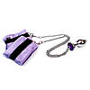 Наручники з металевим анальним трафіком Art of Sex Handcuffs with Metal Anal Plug size M Purple, фото 8