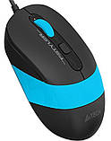 Миша A4Tech FM10 Black/Blue, фото 3