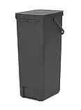 Відро для сміття Brabantia Sort&Go, 40 л, темно-сірий (251047), фото 2