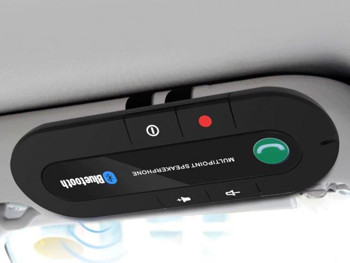 Беспроводное устройство громкой связи Bluetooth Handsfree Kit Speaker в авто - фото 4 - id-p1646932629
