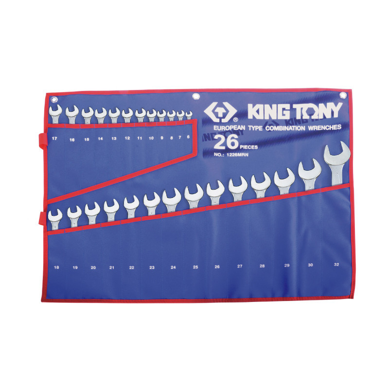 Набір ключів комбі 26шт. (6-32 мм) TREOTON King Tony 1226MRN, фото 1