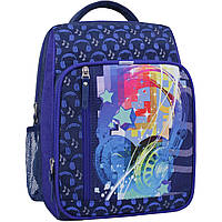 Рюкзак ранець шкільний портфель синій Bagland Школяр 8 л.