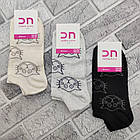 Шкарпетки жіночі короткі весна/осінь р.23-25 "КОТИК-мордочка" асорті Добра Пара лайкра 20020026, фото 7