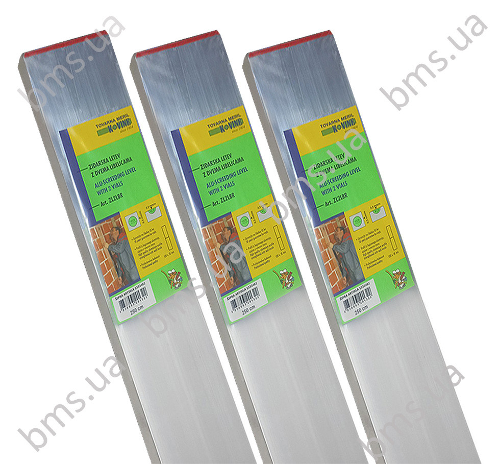 Правило-рівень 2,5 м Kovine для штукатуркних робіт
