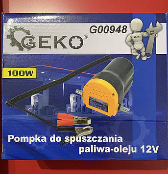 Насос для перекачування палива Geko. 12 V (дизель і бензин), фото 2