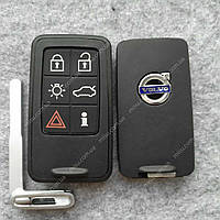 Volvo V50, S50, C30 корпус смарт ключа 6 кнопок