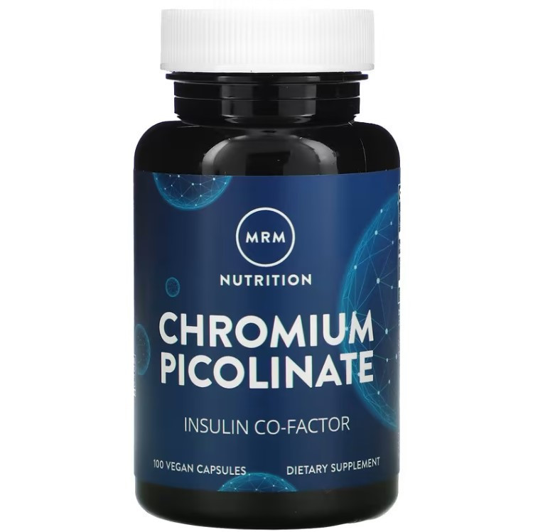 Піколінат хрому (Chromium Picolinate) MRM Nutrition, 200 мкг 100 капсул