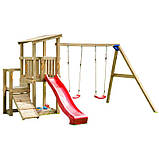 Дитячий майданчик із 2 гірками CASCADE + SWING, фото 3