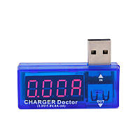 Цифровий USB тестер амперметр вольте (вольтметр, амперметр) 3,5 — 7V, 3 А пружні виворіт струму