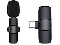 Бездротовий мікрофон для Android, Type-C Type-C чорний Хіт продажу!