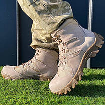 Тактичні берці натуральна шкіра прошита підошва, фото 3