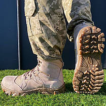 Тактичні берці натуральна шкіра прошита підошва, фото 4