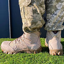 Тактичні берці натуральна шкіра прошита підошва, фото 5
