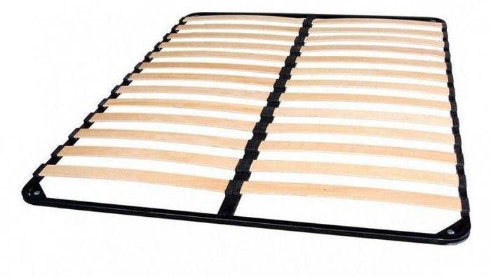 Основа для кровати, ортопедический ламелевый металлический каркас без ...