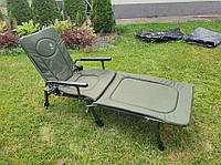 Коропове крісло-ліжко Рибальське крісло розкладачка коропова Коропові розкладачки для риболовлі M-Elektrostatyk