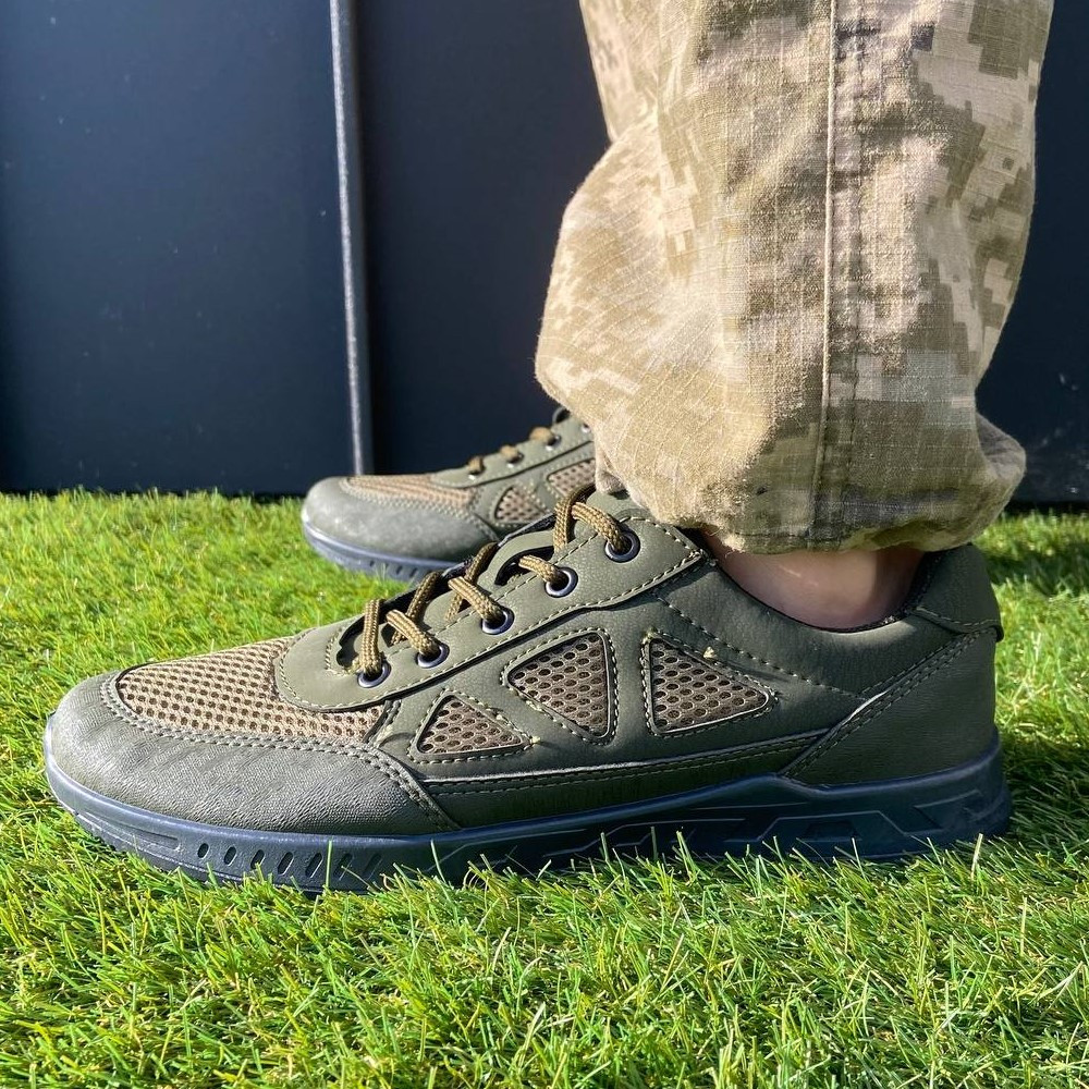 Чоловічі кросівки літні зелені