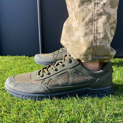 Чоловічі кросівки літні зелені, фото 1