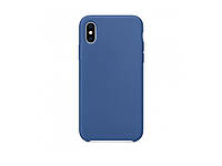 Чехол накладка для iPhone X силиконовая iPhone X Синий Хіт продажу!