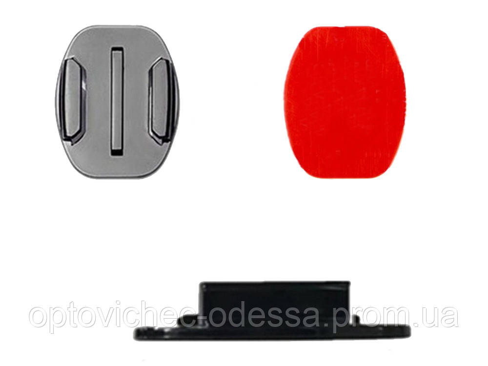 Платформа кріплення для екшн камер GoPro Xiaomi Плоский Чорний Хіт продажу!, фото 1