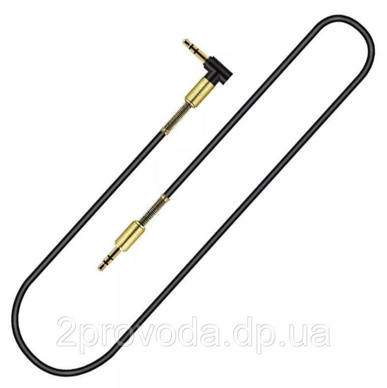 Аукс кабель аудіокабель 3.5м AUX-AUX ПАПА-ПА 150см чорний