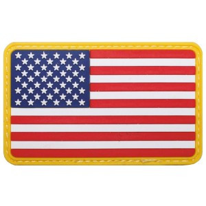 Значок липучка 3D "USA"