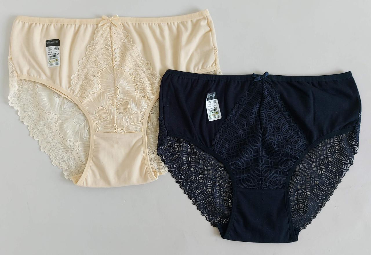 Жіночі труси «Lovecode» з мережевом (від 5 шт), фото 1