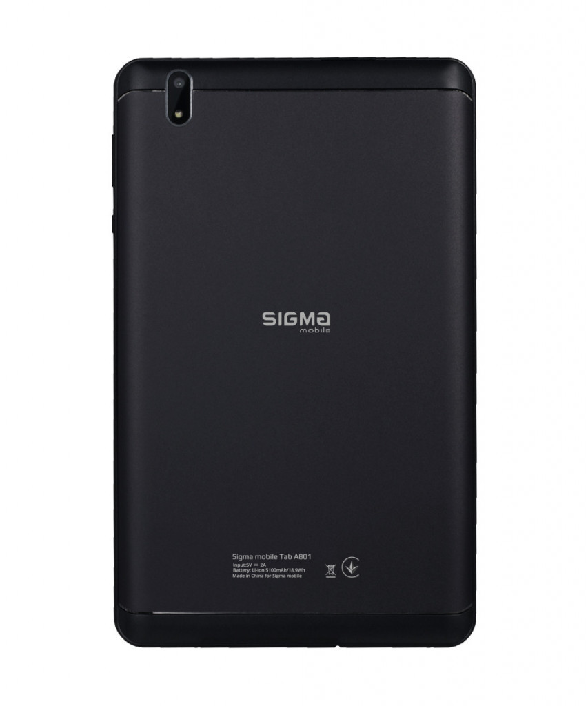 Планшет Sigma X-Style Tab A801 4G 3/32 Gb Black - фото 2 - id-p1647033811