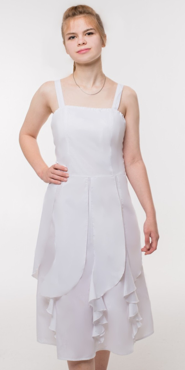 Сарафан білий літній