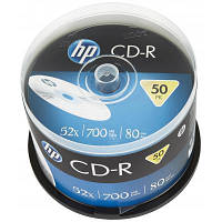 Диск (c50) CD-R HP 700MB/80min/52x/50 pcs BOX Spindle (69307/CRE00017-3)