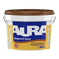 Ґрунт для деревини з антисептиком Aura Biogrund Aqua 9 л