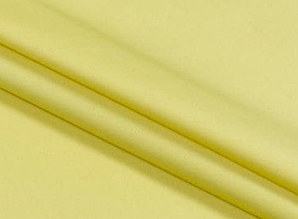 Сатин (бавовняна тканина) однотон світло-жовтий (ширина 2.55 м)