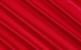 Сатин (бавовняна тканина) однотон червоний (ширина 2.55 м)