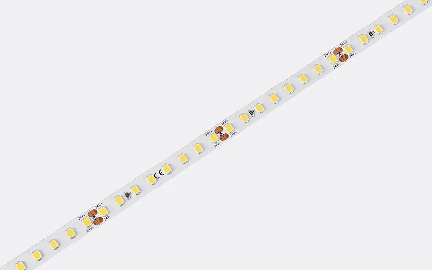 Світлодіодна стрічка COLORS, 24V, 128 led/m, 9.6W, 1342Lm, IP33, 6000K (D8128-24V-8mm-W), фото 1