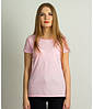 Жіноча футболка однотонна рожева 372-52, фото 3