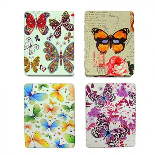 Маленьке дзеркальце квадратне в косметичку Метелики, фото 1