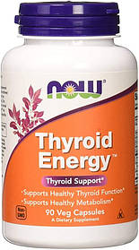 Для щитовидної залози (Thyroid Energy) NOW Foods 90 капсул