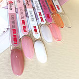 Моделювальний гель для нарощування Euro Fiber Gel Nails Molekula  Beryy Shake 12 мл, фото 4
