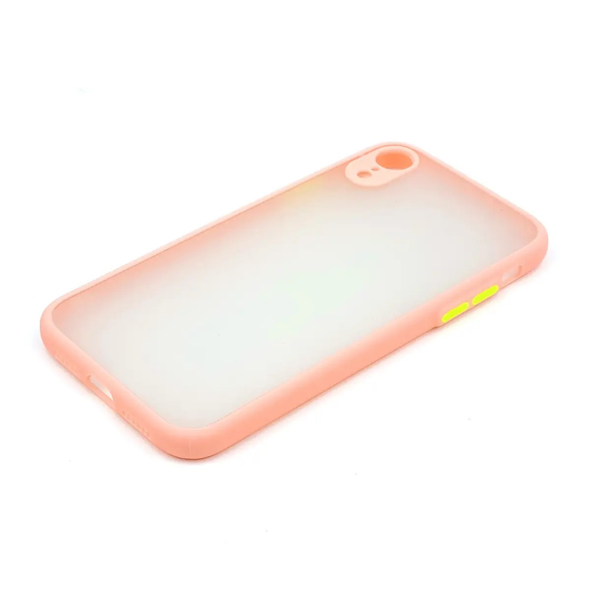 Силіконовий чохол з закритою камерою Avenger Totu для iPhone Xr Pink