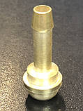 Ніпель d 6 мм під гайку М16х1,5 ДОНМЕТ (латунний), фото 5