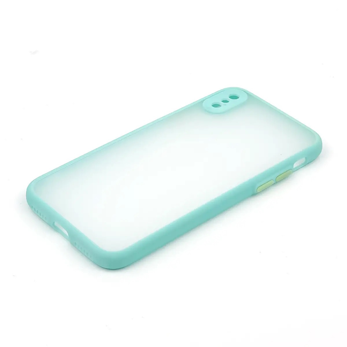 Силіконовий чохол з закритою камерою Avenger Totu для iPhone Xs Max Light Blue, фото 1