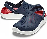 Крокси унісекс шльопанці сабо ЛайтРайд оригінал / Crocs LiteRide Clog (204592), Сині, фото 2